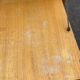 Vintage Scandinavian glass secretary with 3 doors and compass legs 145cm