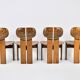 "Africa" chairs by Afra & Tobia Scarpa for Maxalto, 1970s, set of 4