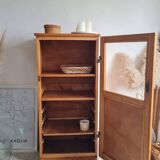 Armoire parisienne vitrée type vaisselier