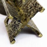 Brutalist candle holder 60s