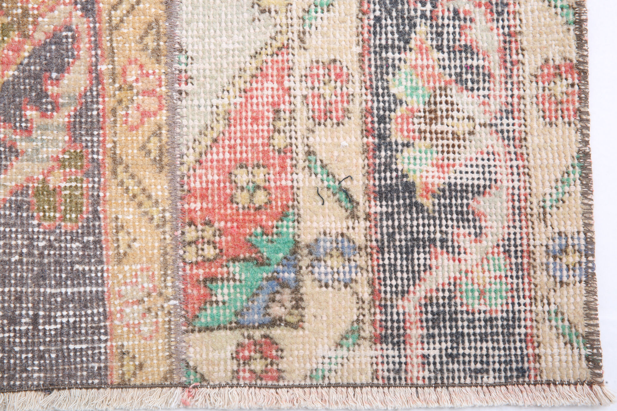 2x11 turkish vintage patchwok rug, 2x11 patchwork runner