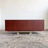 Enfilade par Lella & Massimo Vignelli pour Poltrona Frau, Italie années 1990