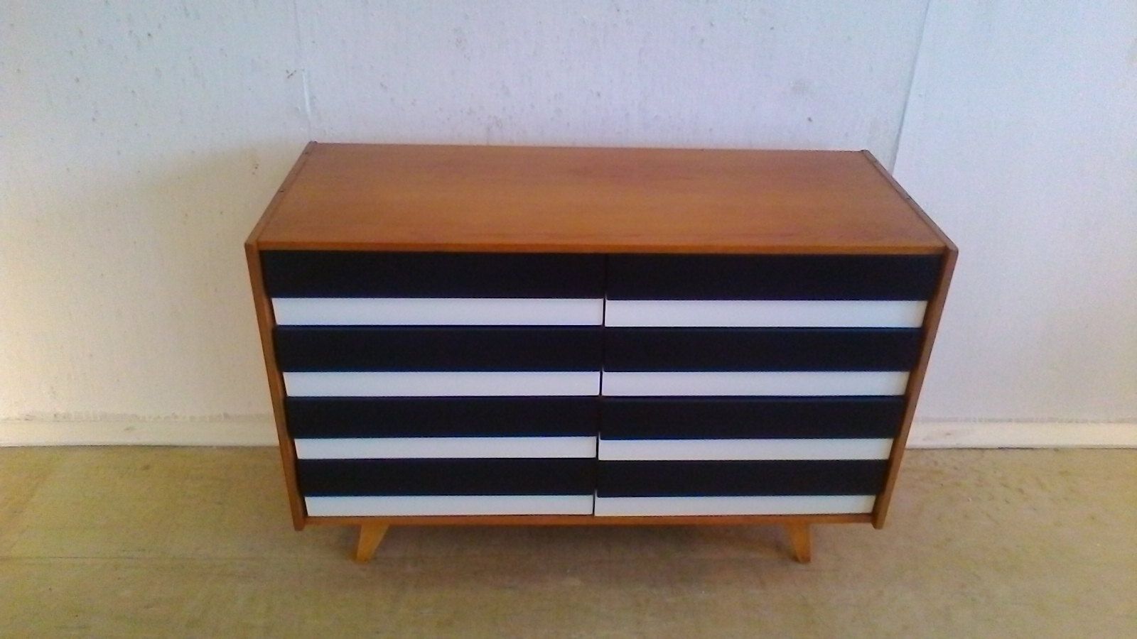Drawers black and white Czech Republic 1960 s
