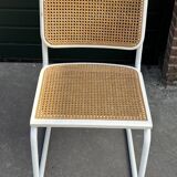 Set of 4 Cesca b32 model chairs in white dining chair