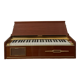 Piano à poser vintage en bois