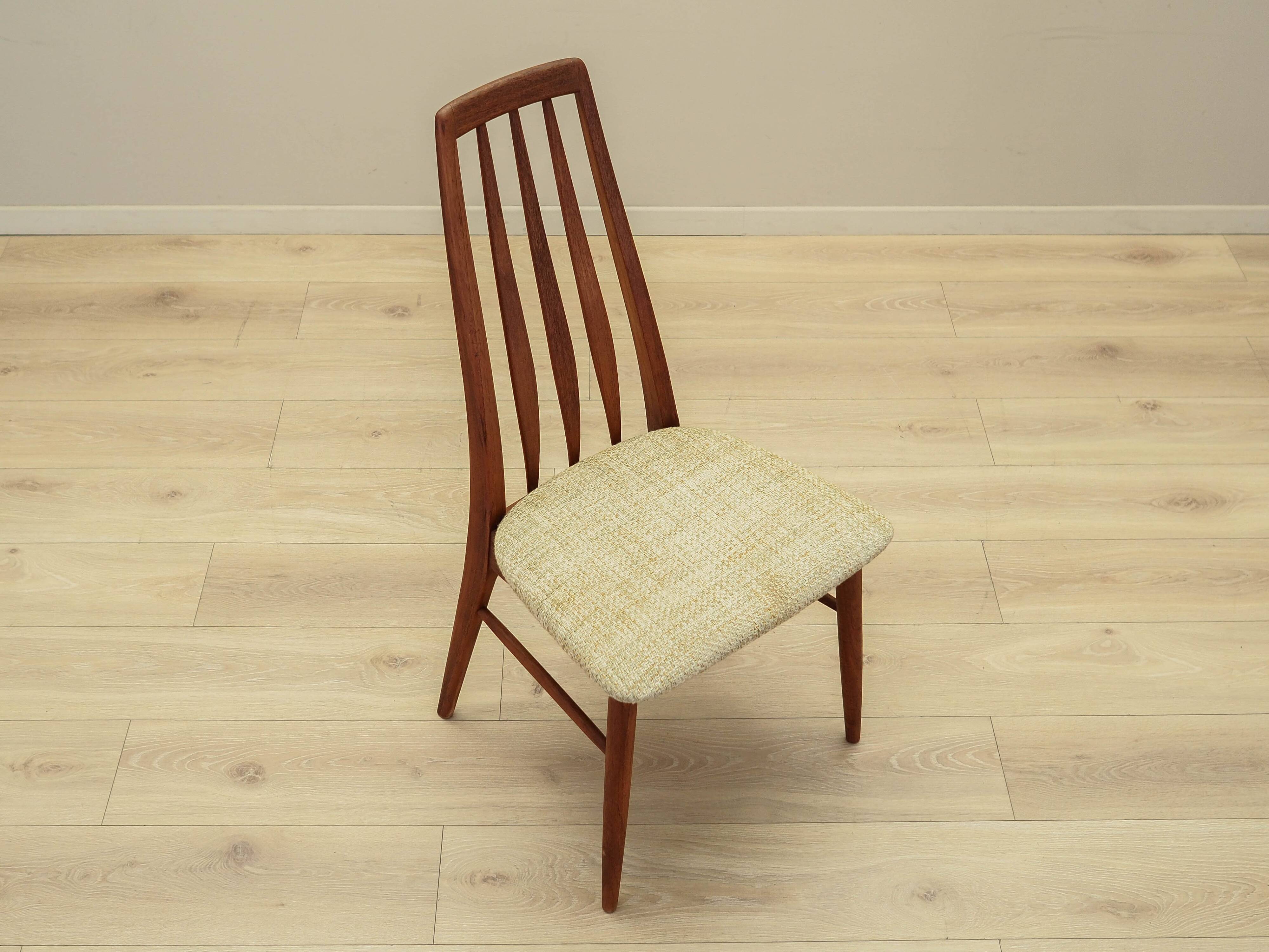 Teak chair Eva, Danish design, 1960s, Niels Koefoed, Koefoeds Hornslet