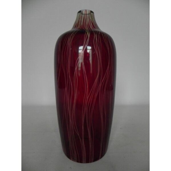 Vase vintage glass with small opening