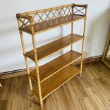 Large rattan shelf