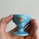 Ceramic egg cup duo