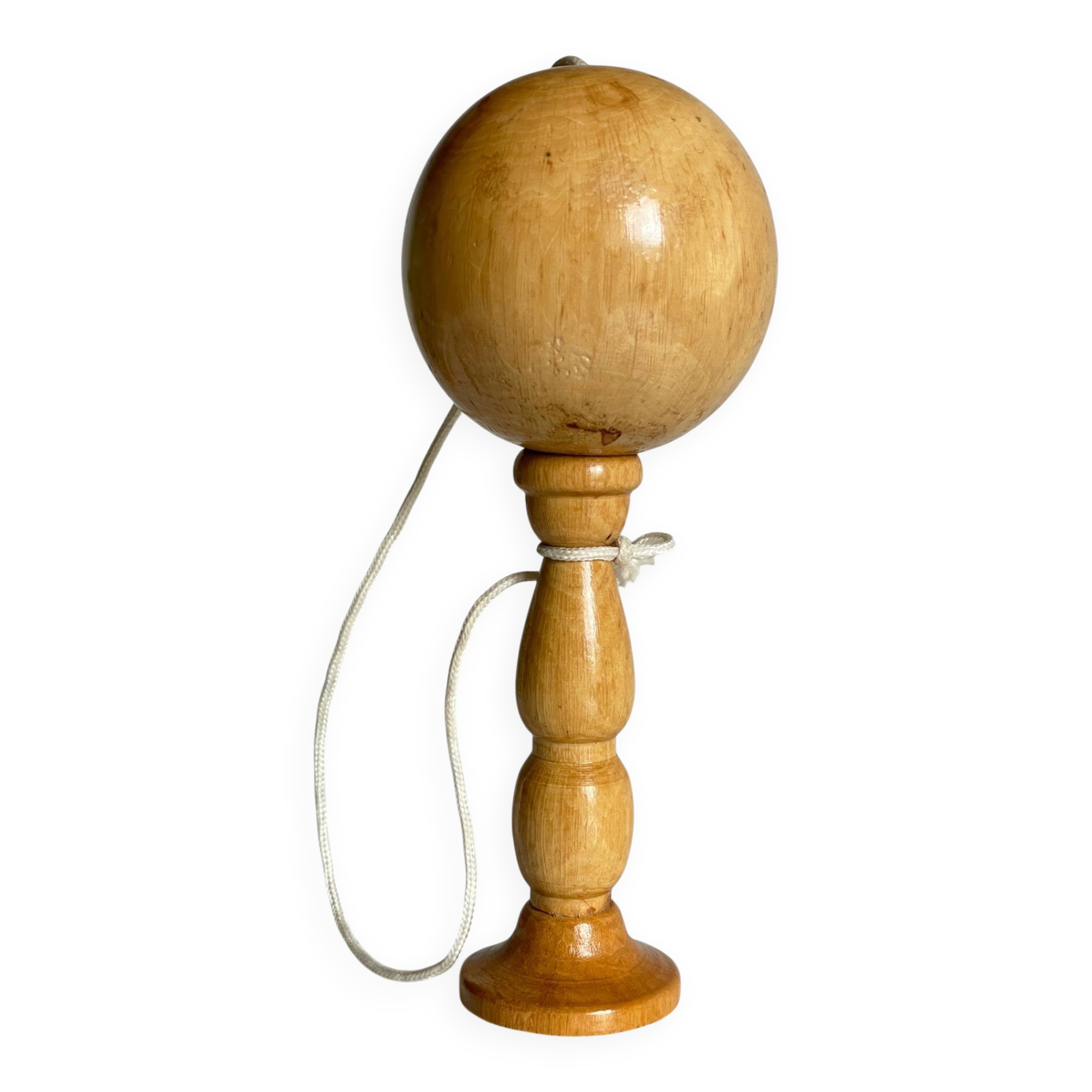 Vintage Solid Wood Cup and Ball Game