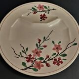 Asparagus plate Sarreguemines decoration sharp sharp early twentieth century