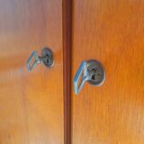 Vintage compass feet school cupboard