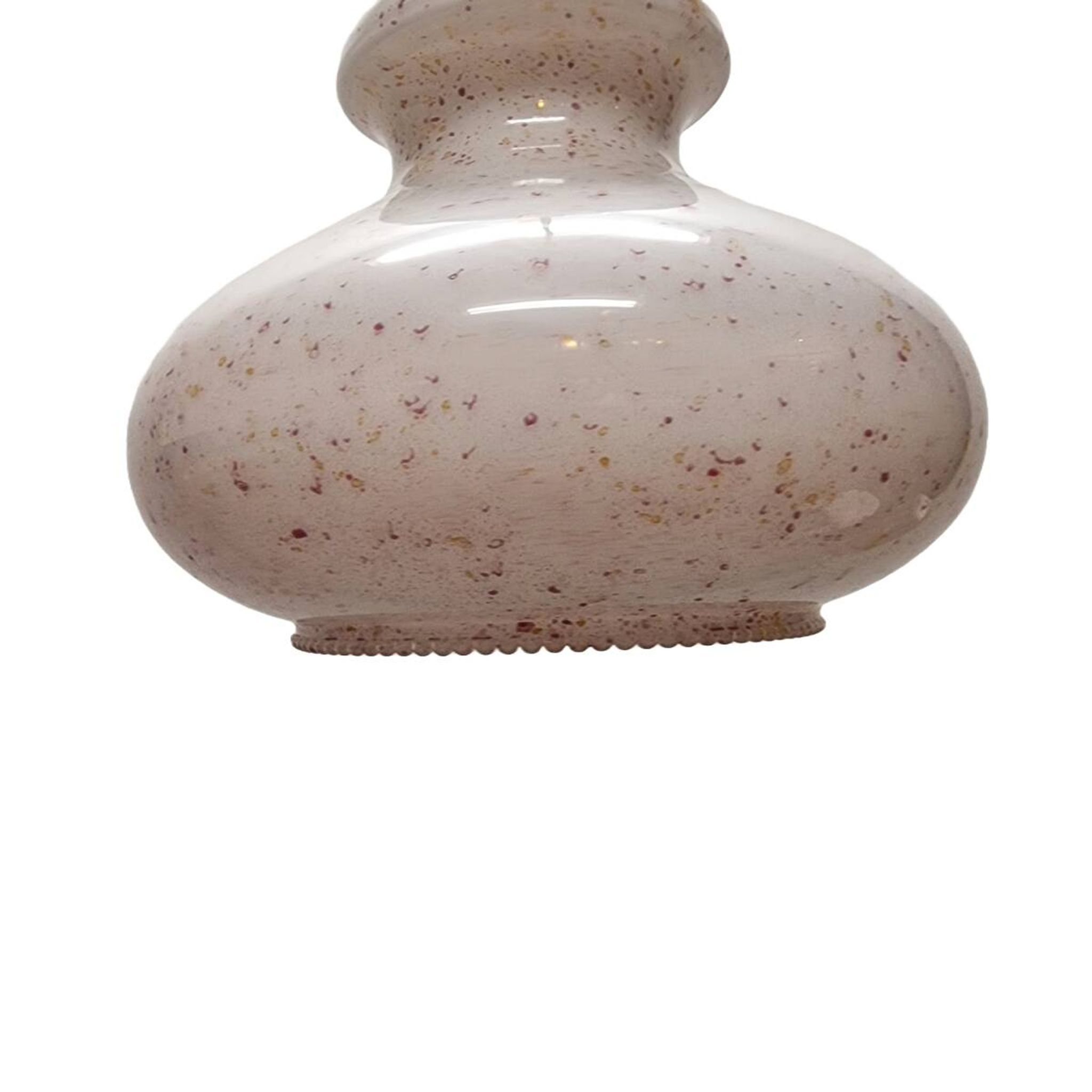 Vintage Pendant Lamp With Opaline Shade