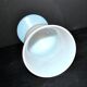 Antique footed glass in white opaline goblet chalice – Meisenthal craftsmanship?