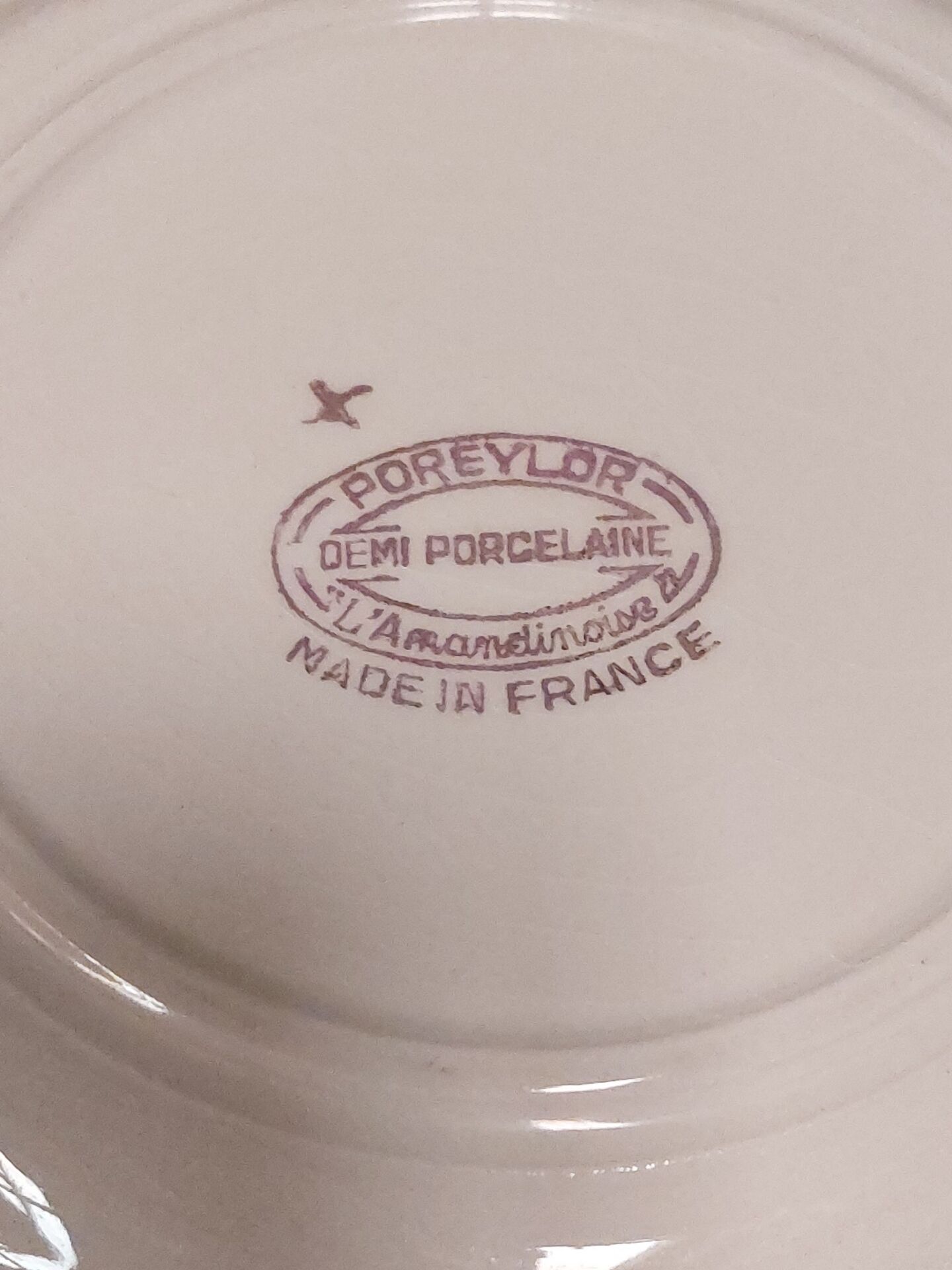Dessert plates l’Amandinoise - Set of 6