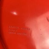 Table rouge par Giotto Stoppino pour Kartell, 1970