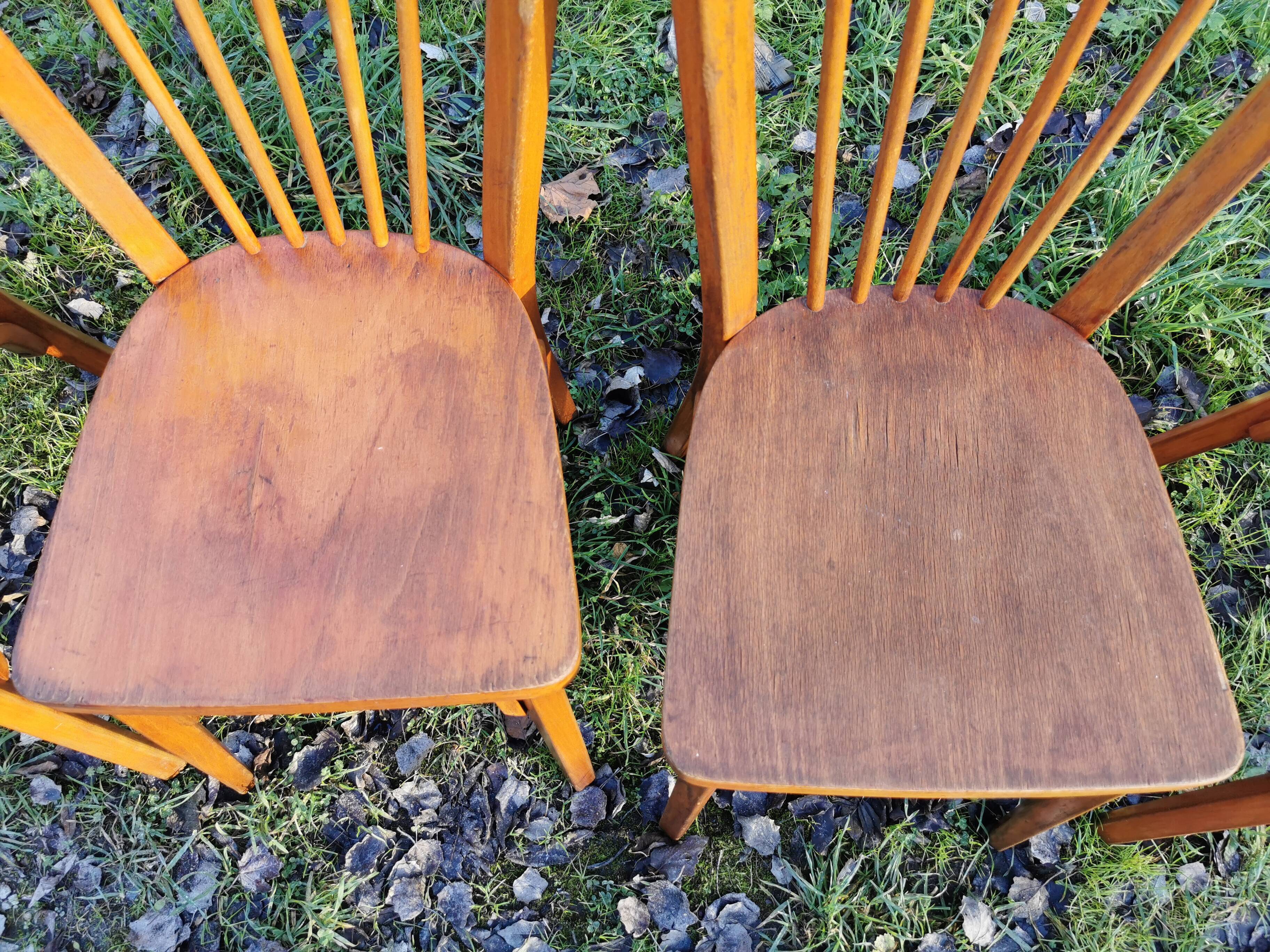 Series of 6 Baumann chairs