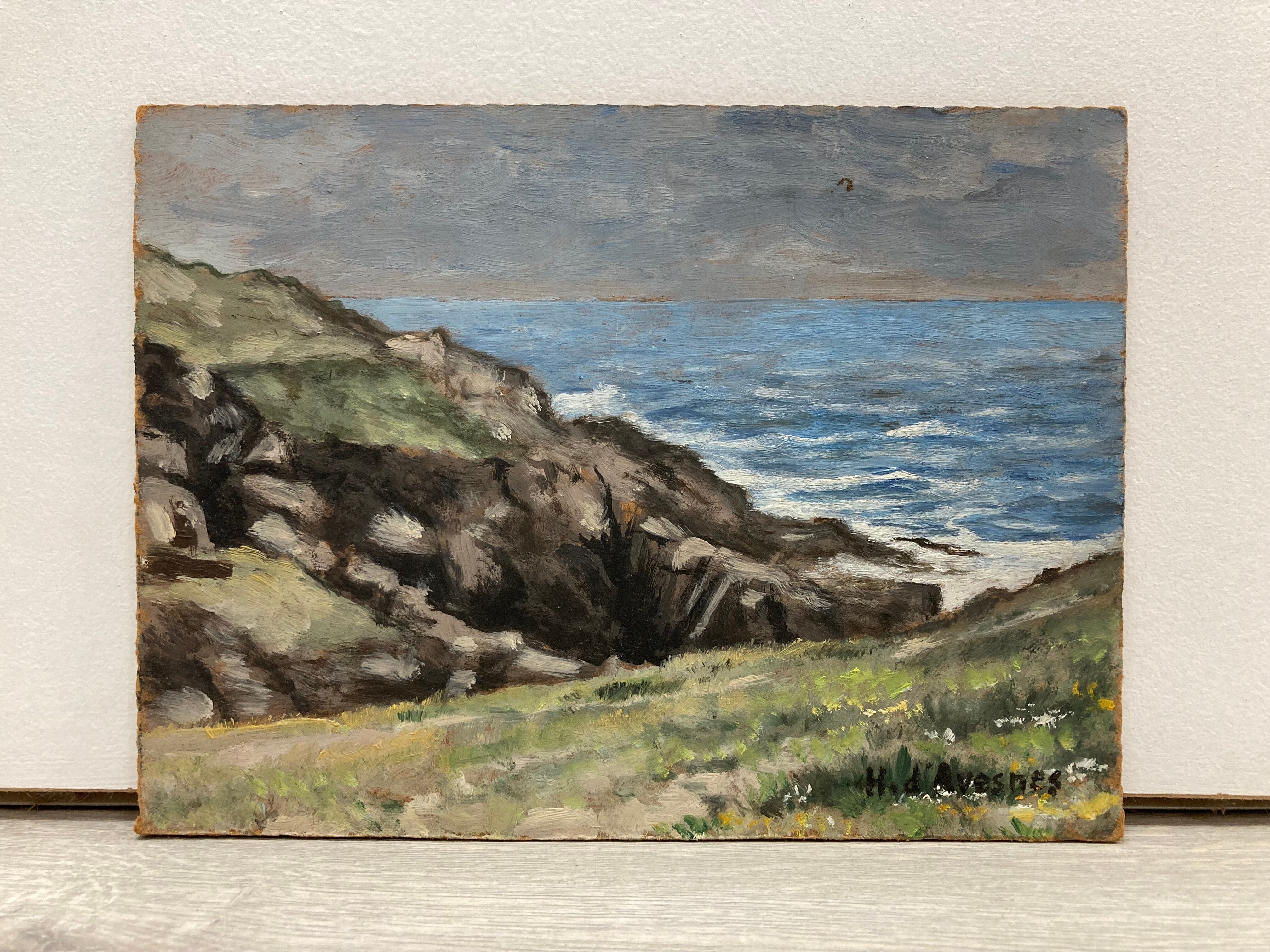 Vintage landscape painting