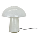 Grande lampe de table en verre ufo de 36 cm fabriquée par glashütte limburg, allemagne, années 1970
