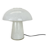 Grande lampe de table en verre ufo de 36 cm fabriquée par glashütte limburg, allemagne, années 1970