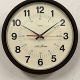 Vintage Brown Bakelite Wall Clock from Seth Thomas, 1980s
