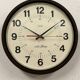 Vintage Brown Bakelite Wall Clock from Seth Thomas, 1980s
