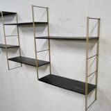 Vintage metal shelves