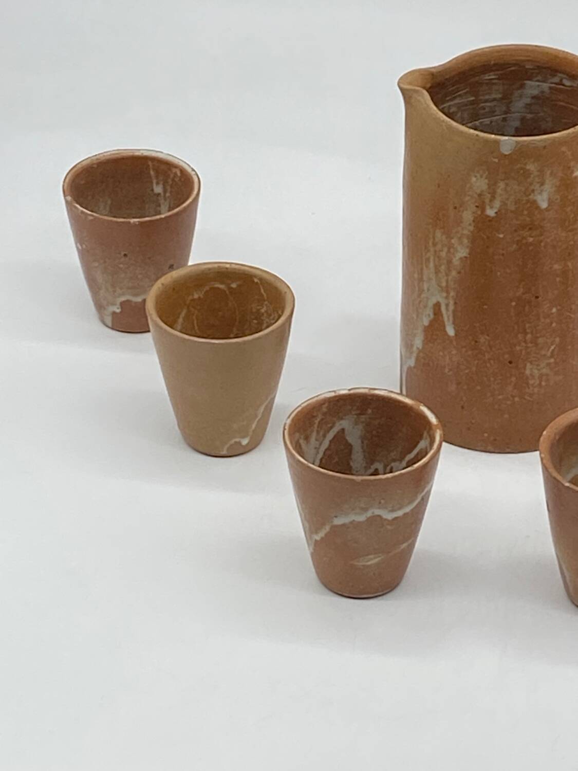 Service à orangeade grès vintage ,