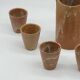 Vintage stoneware orangeade service,