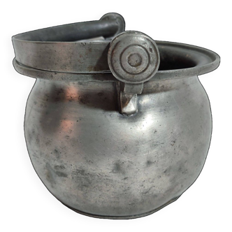 Pewter Dining Pot Holder / 18th France