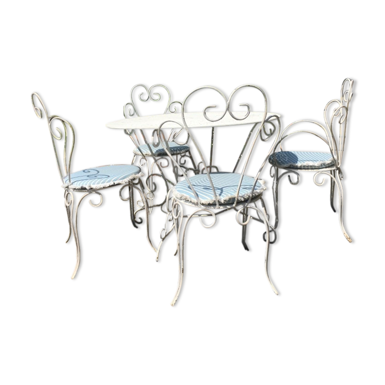 Belle Epoque wrought iron lounge