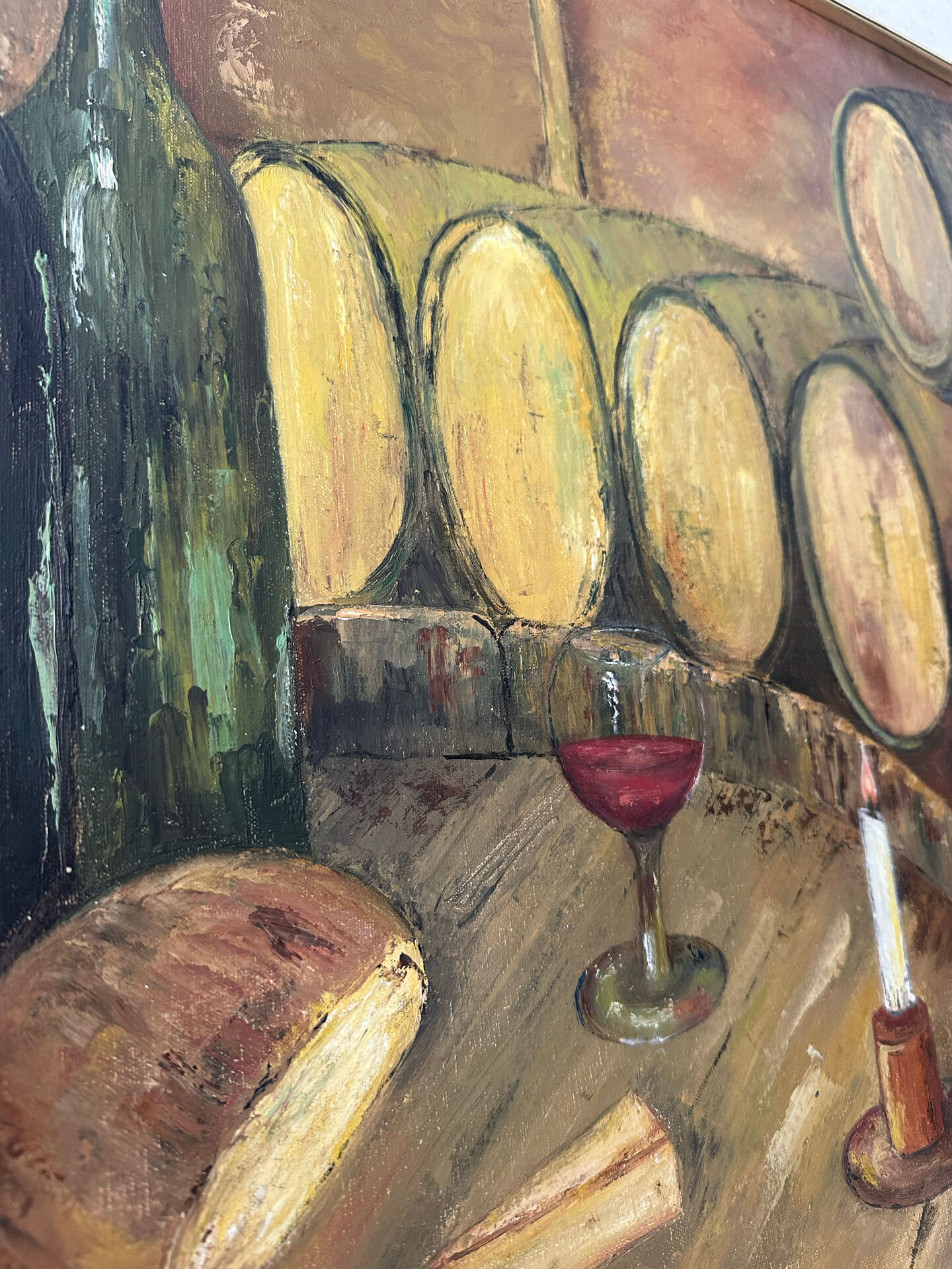 Peinture à l’huile nature morte