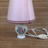 Opaline bedside lamp, vintage.