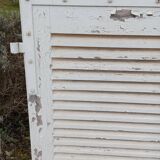 Pair of tropical wood shutters