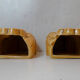 pair of vases in faience Saint Clement slurry art deco