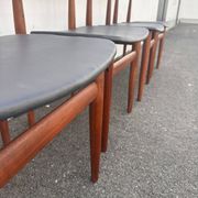 4 teak chairs, Hans Olsen for Frem Røjle – Denmark 1960