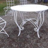 Iron garden furniture