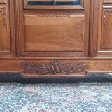 Louis XVI walnut bookcase