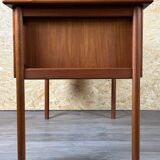 60er 70er Jahre Teak Writing Desk Schreibtisch von Gunnar Nielsen für Tibergaard