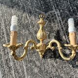 Wall lamp type Louis XV in bronze