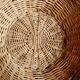 Woven wicker basket