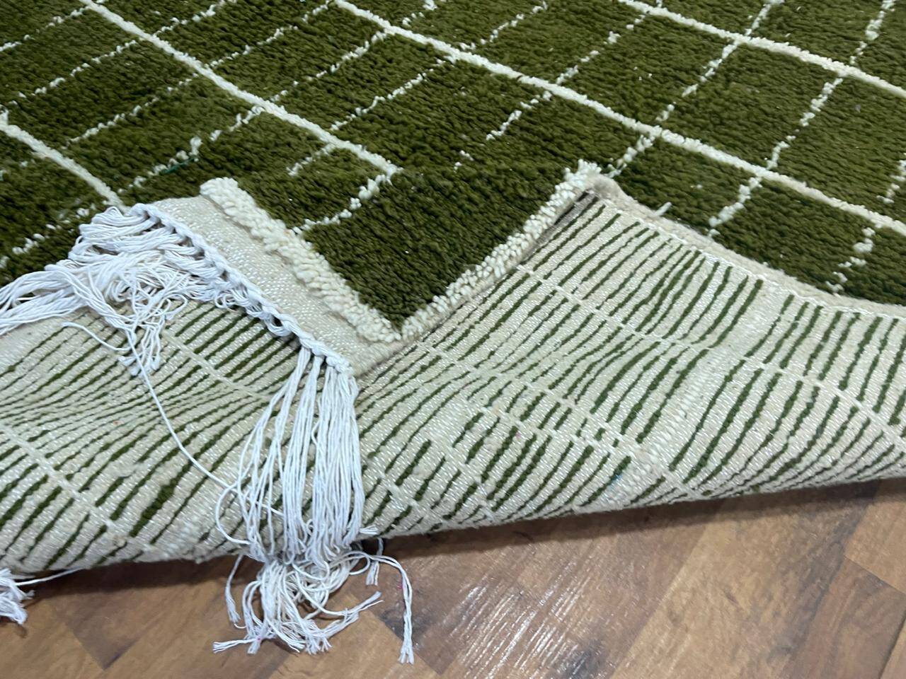 Natural handmade Berber rug 3x2 m
