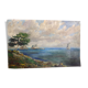 Oil painting of seaside landscape