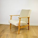 Classic armchair Vintage 70s beige - Jade series
