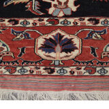 Tapis persan persan vintage fait main- 132x162cm