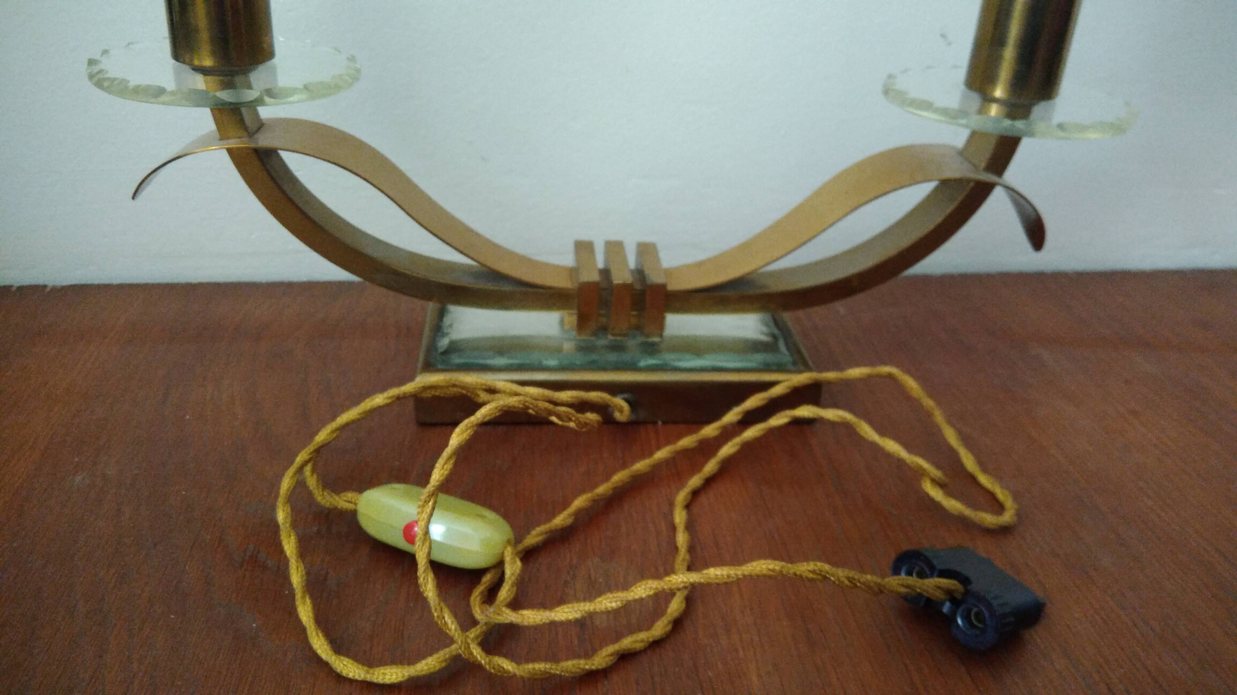 Lamp office or atmosphere of the 1950s to double torches