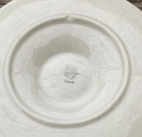Service 6 shellfish plates - Longchamp Blanches slip