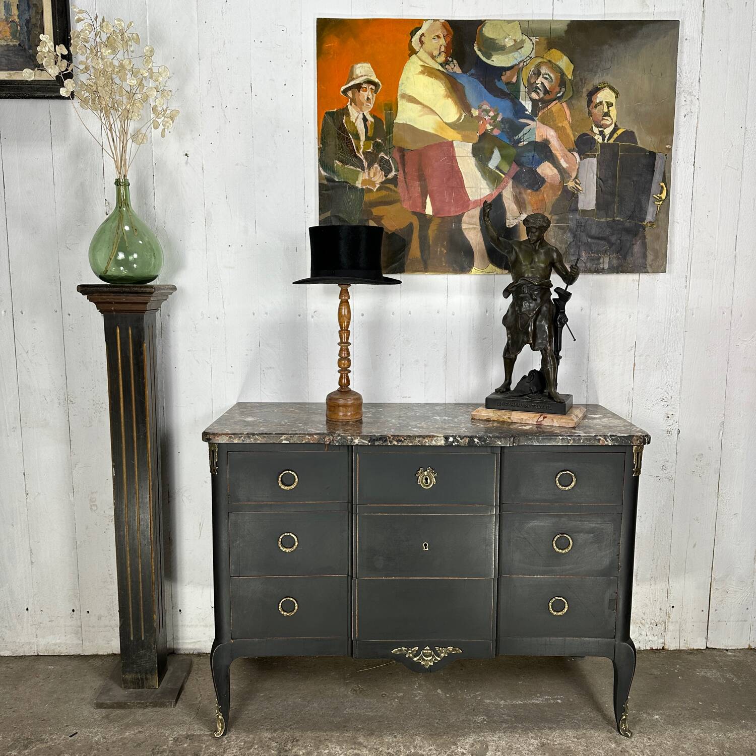 Transition jumper chest of drawers