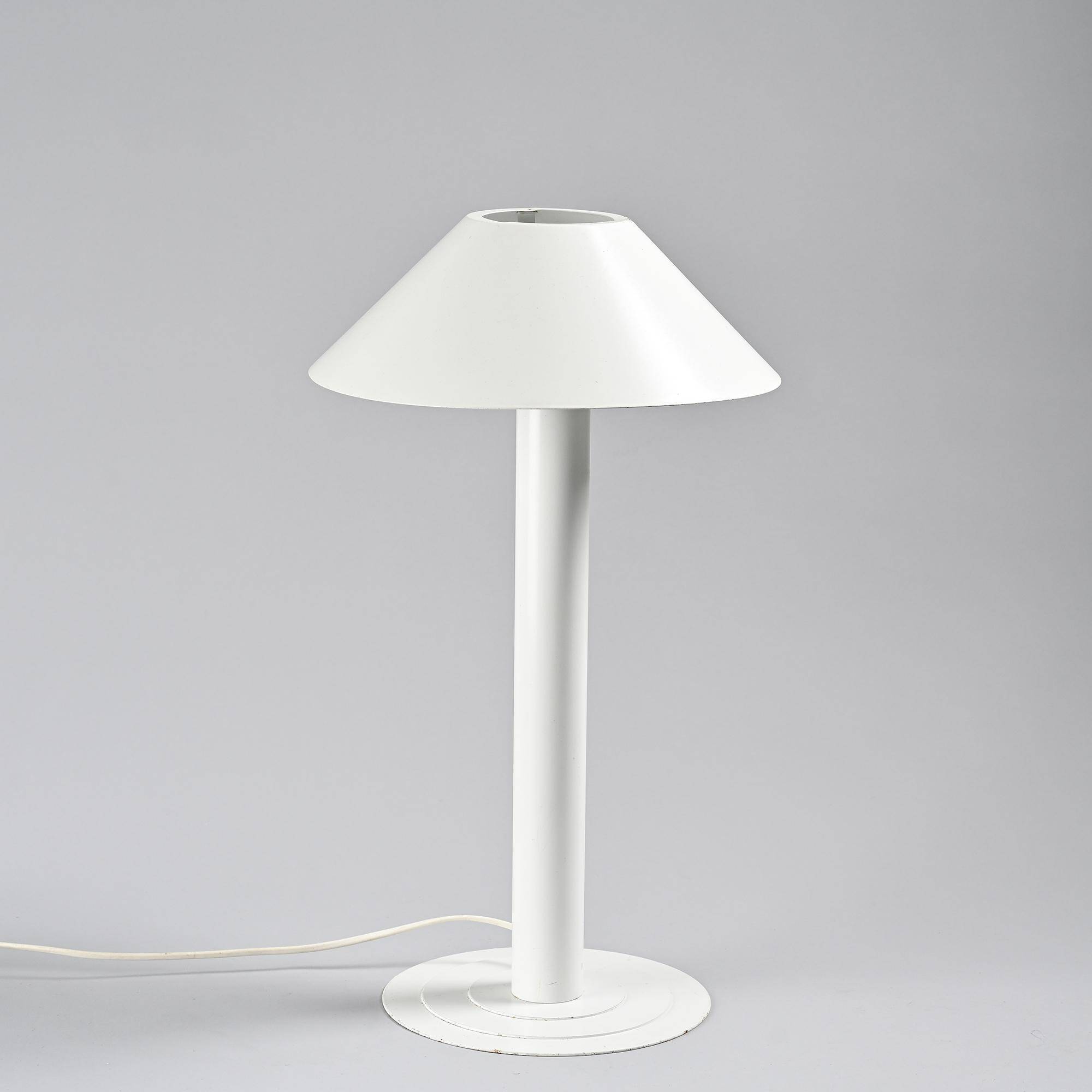 Table lamps by Bent Karlby for Lyfa, circa 1980.