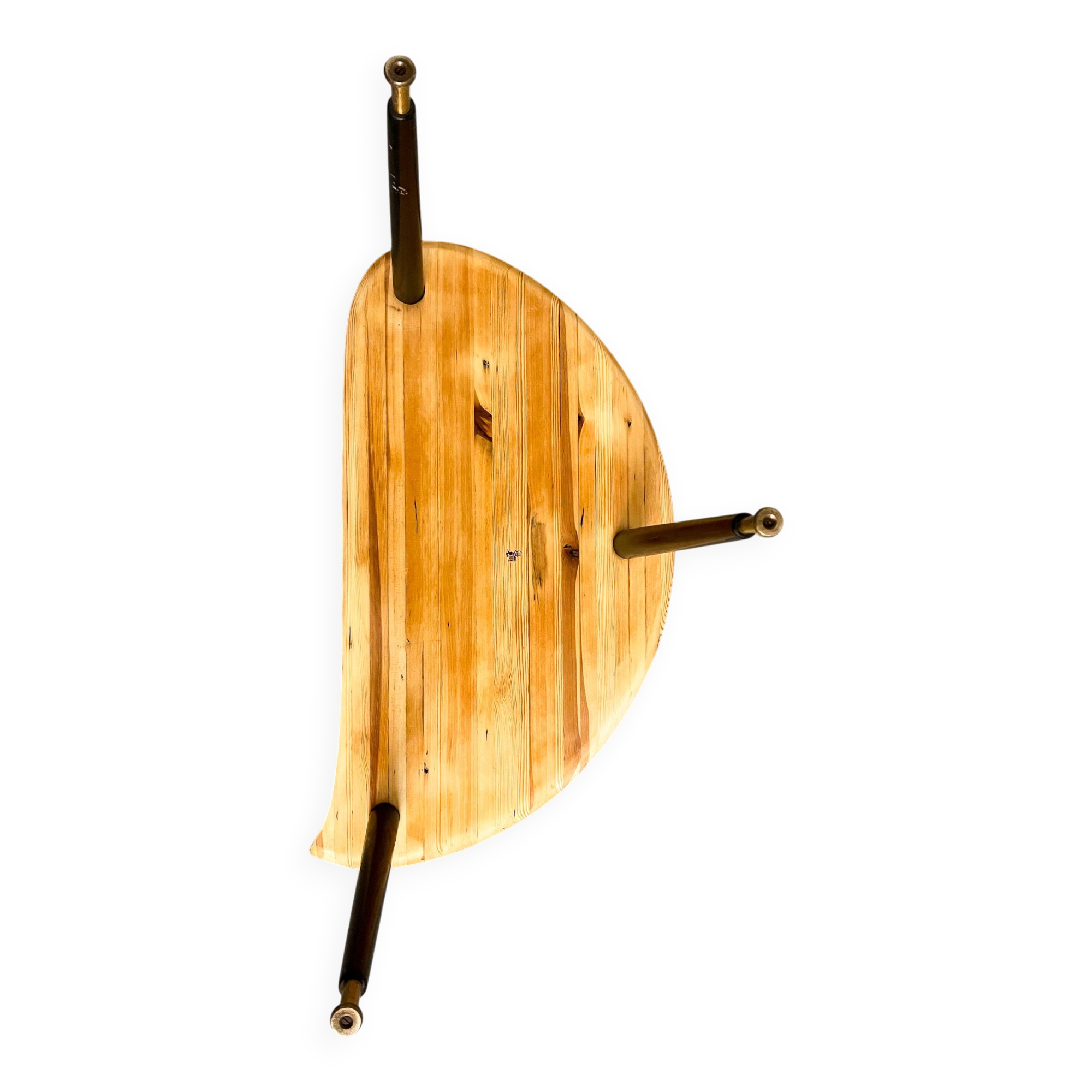 Kidney-Shaped Side Table Produced by Svensk Fur, Sweden, 1970s